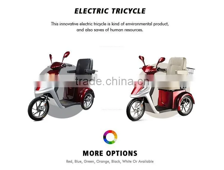 Excellent Quality Double Seat Electric Tricycle Used