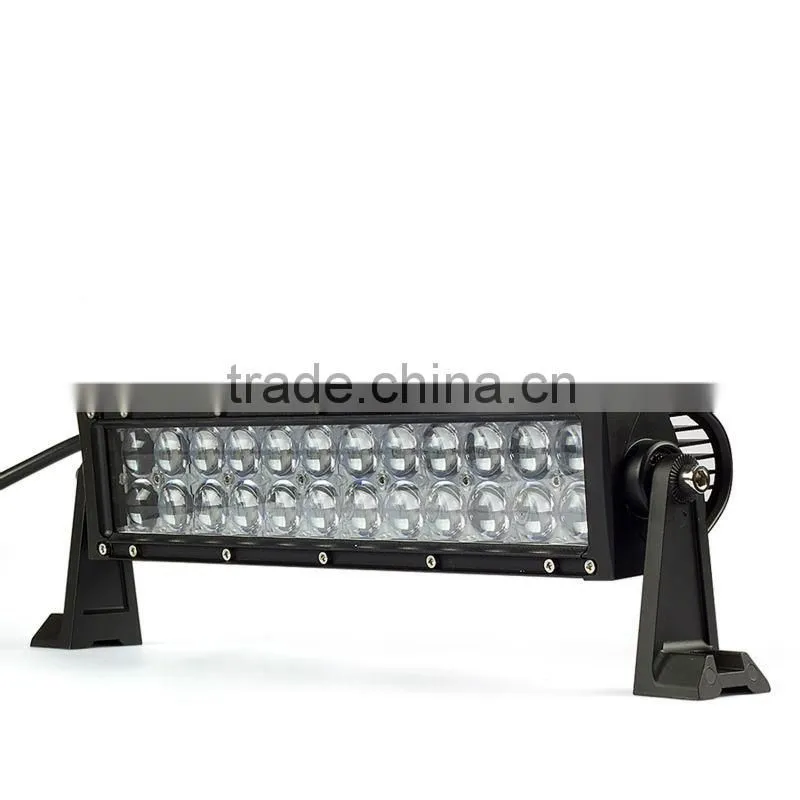 2 row led light bar 72w with 4d lens,truck driving lamp