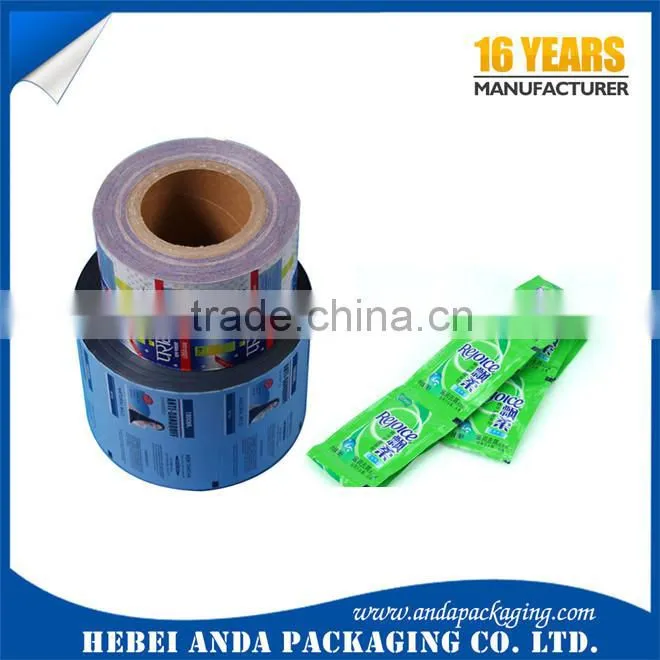 Plastic bar soap packaging /clear plastic roll packaging film for soap bag soap pouch