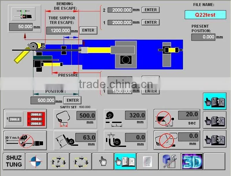 CNC pipe bending machine