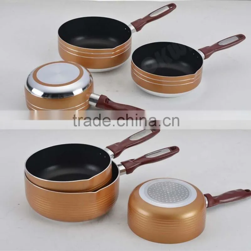 Aluminum Induction Bottom Restaurant Sauce Pan Non-stick Coating Sauce pan/Sauce Pot