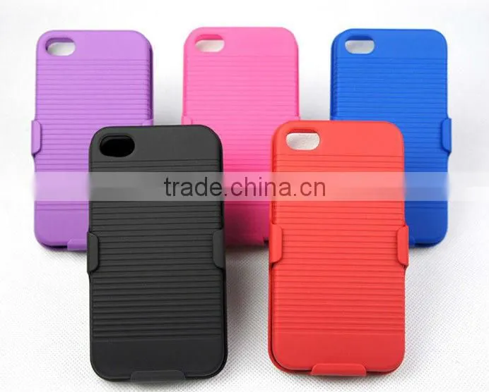 2 Parts Snap-on Hard Rubberized Slide Case with Swivel Belt Clip Holster for Nokia Lumia 710 with kickstand function