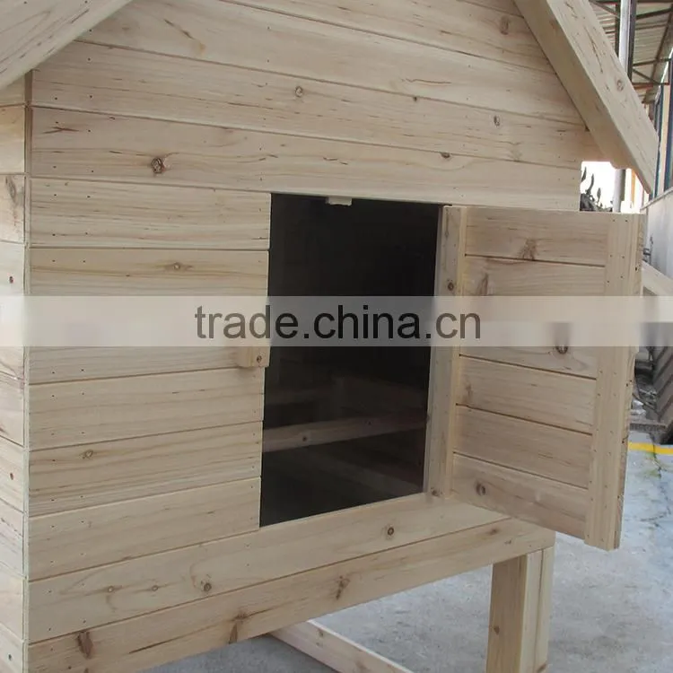 outdoor wooden eco friendly chicken coop