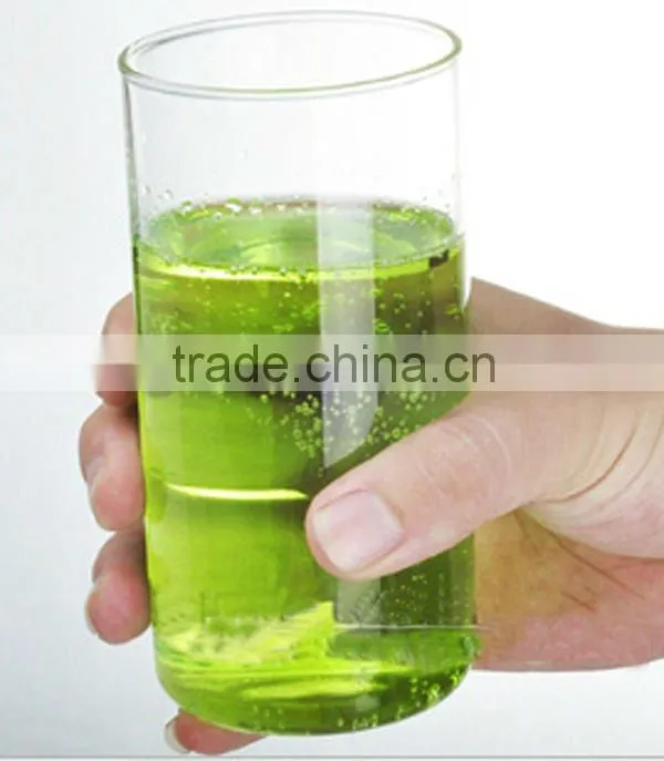 2014 popular hand made heat resistant borosilicate oil bottle