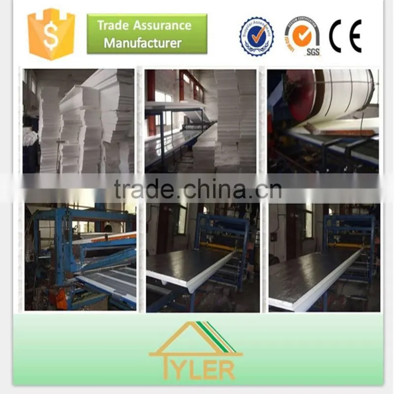 aluminum pu polyurethane foam core sandwich roof panel
