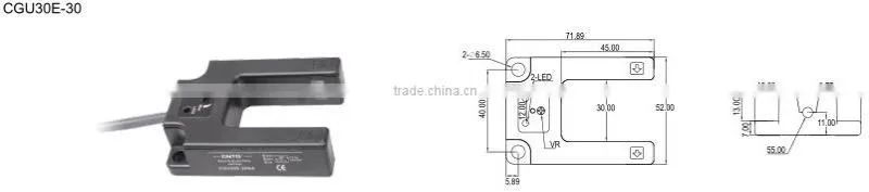 CNTD Cheap Bulk Products U Type Photoelectric Sensor Photoelectric Switch