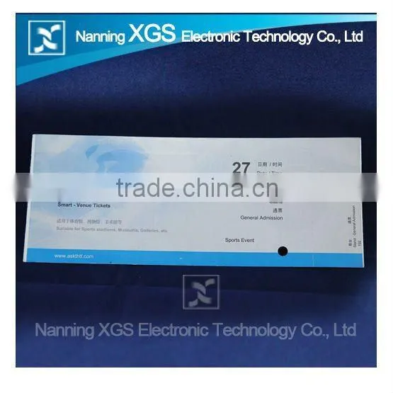 pvc maker RFID id paper card with 1k s50 inlay