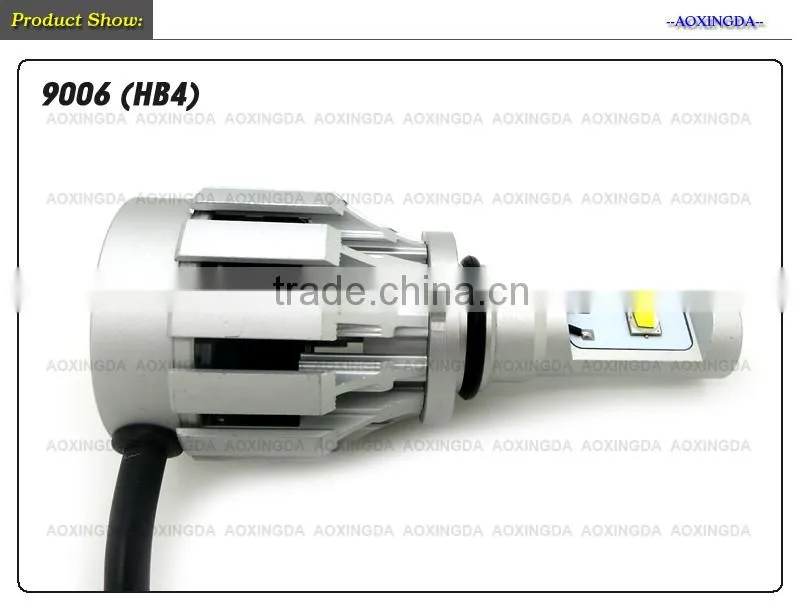 12V 24V 4000LM H4 H7 H8 H9 H10 H11 H16 9005 9006 all in one LED headlight