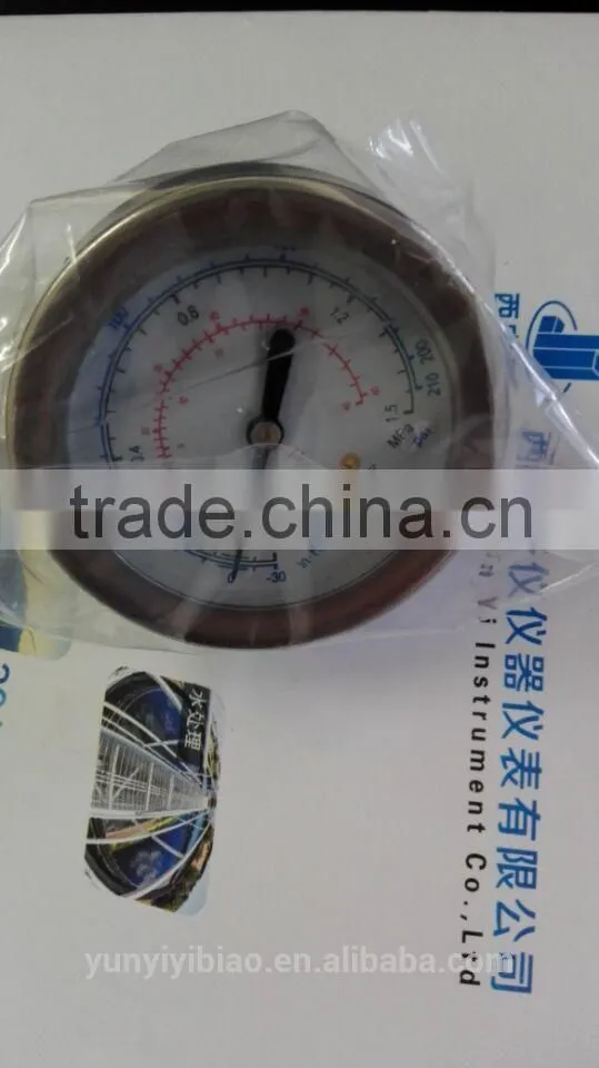 stainless steel Refrigerant gauge