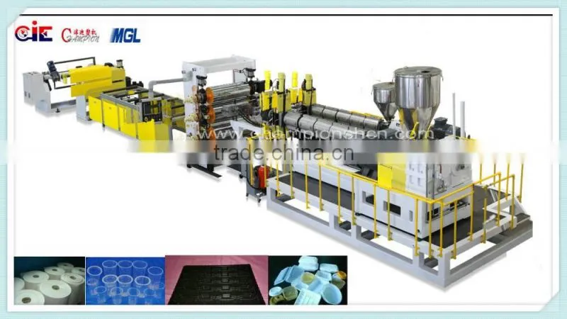 Great quality good quality thermoforming sheets production line