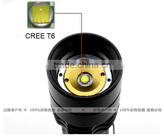 GOREAD Y44 High bright rechargeable focusable XML T6 LED mini led torch