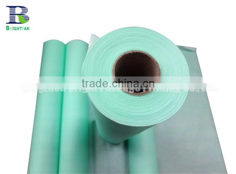 PE film coated laminated paper, medical paper couch roll, disposable couch cover roll