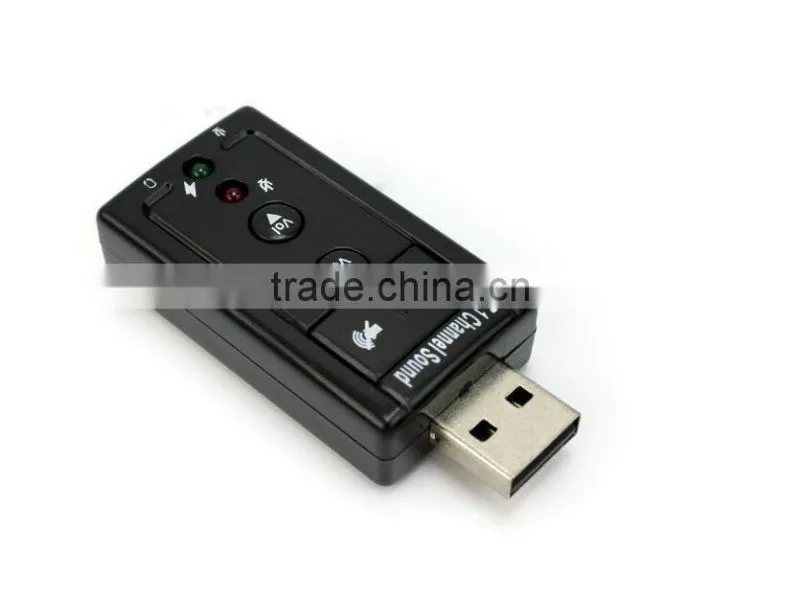 USB Virtual 7.1 Channel External Sound Card Audio Adapter