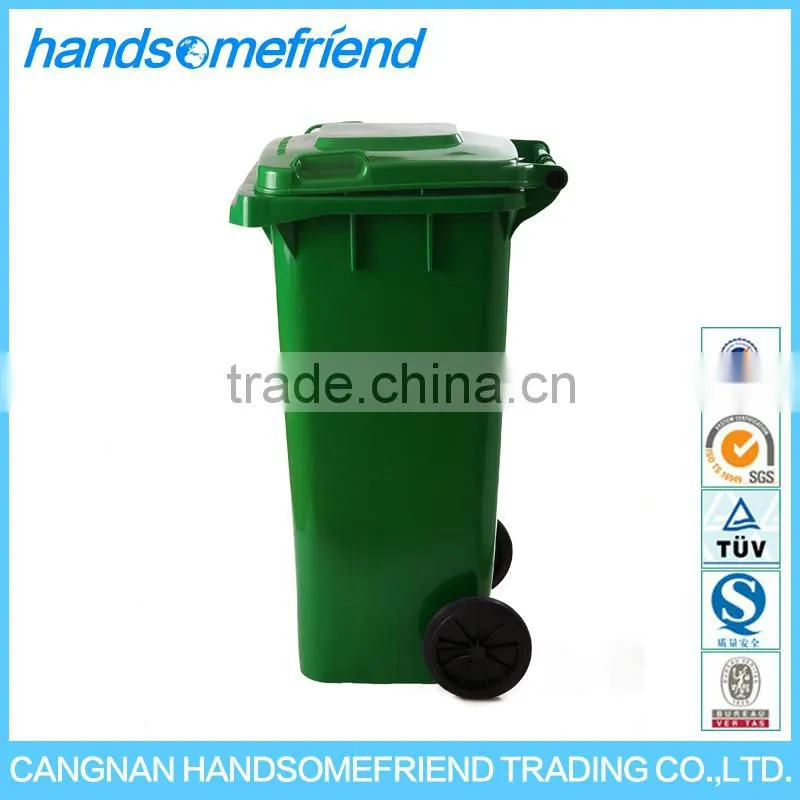120 liter Park plastic trash bin,Outdoor plastic garbage can,Outdoor street public waste bin