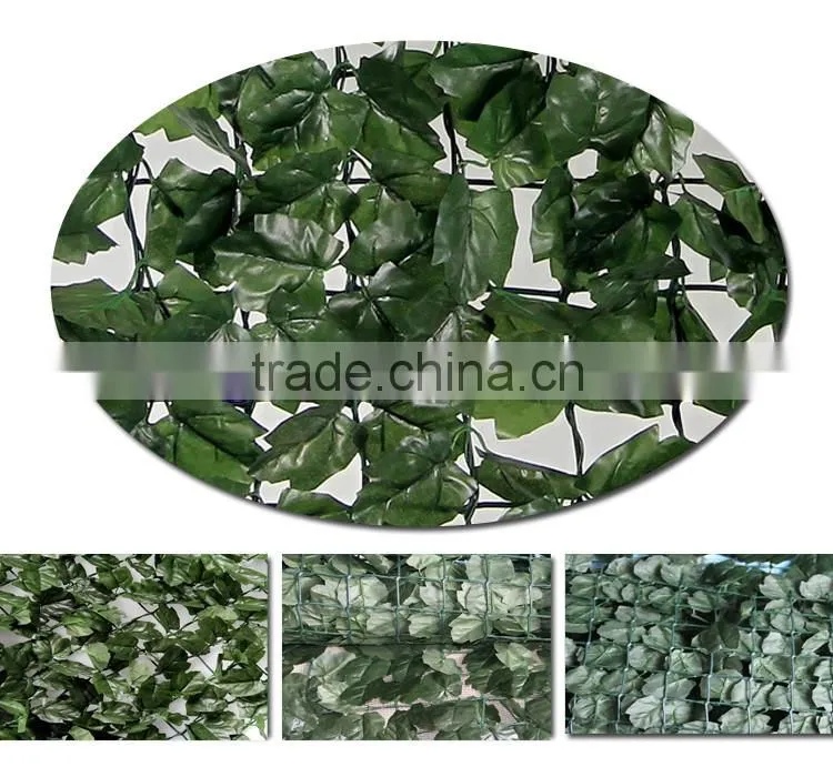 plastic outdoor artificial boxwood privacy hedges for home