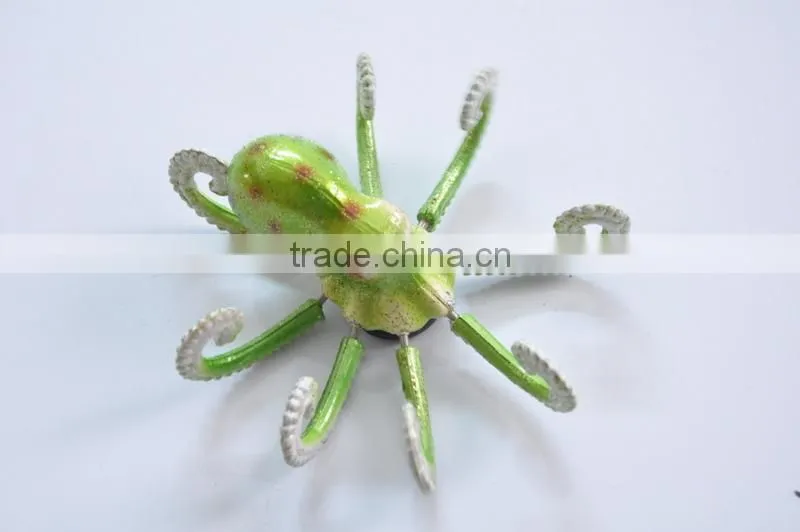 4 inch Plastic Glitter Surface 0ctopus Shapes Fridge Magnet for Tourism, Ornaments Gift Craft
