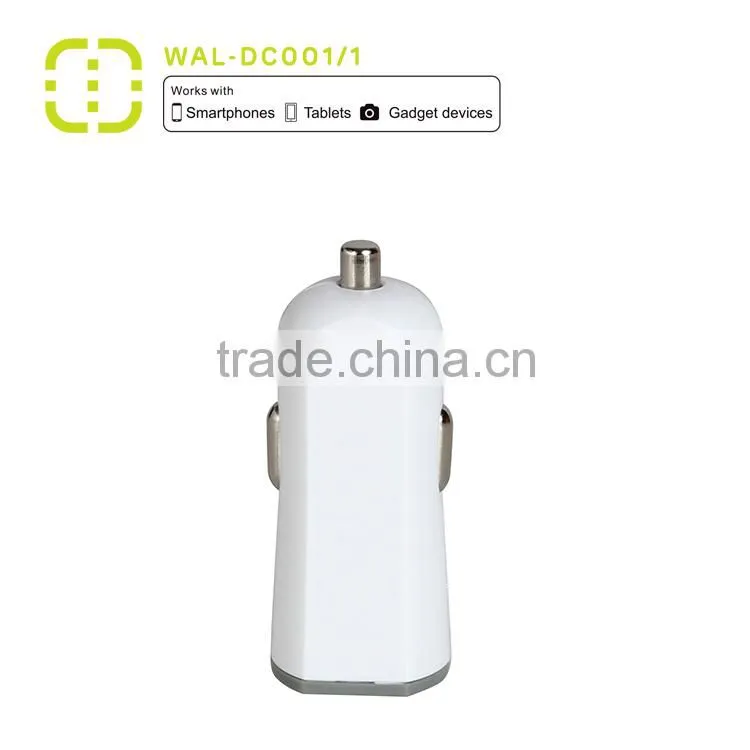 Walnut mfi certified car charger for iPhone 6S/iPhone 6S plus/6/6 Plus