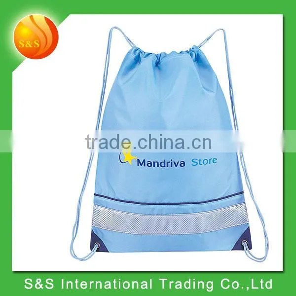 Mono tech cheap promotionan polyester drawstring bag