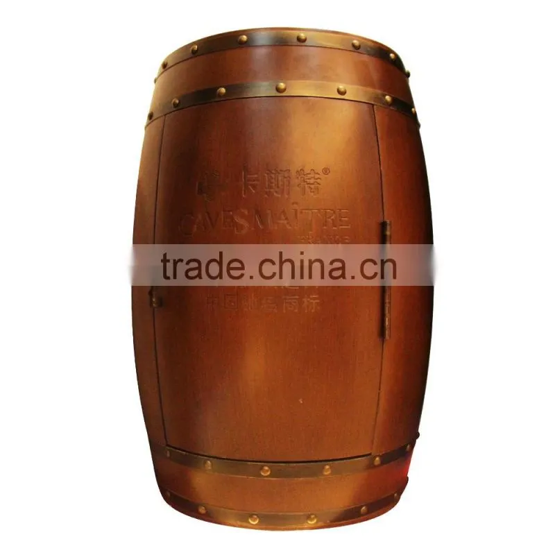 JGA 2016 Wooden Barrel Wine Fridge, Factory Sale Supreme Quality Classical Cellar,Retro Wine Cooler For Home And Hotel Use