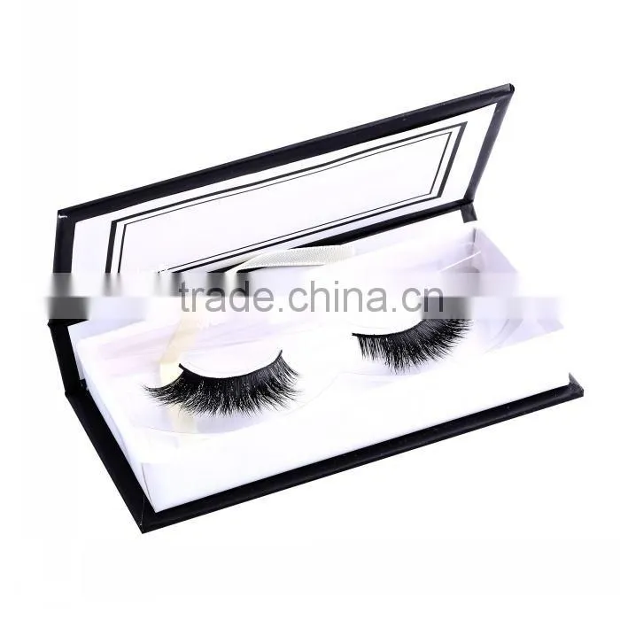 best quality siberian mink fur strip eyelash real mink false eyelash with custom packaging