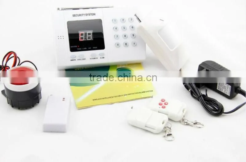 universal wireless safety alarm kit for home, support 3 modes for each zone