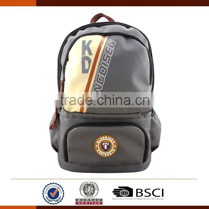 Hot selling 600D daypack lightweight blue travel backpack