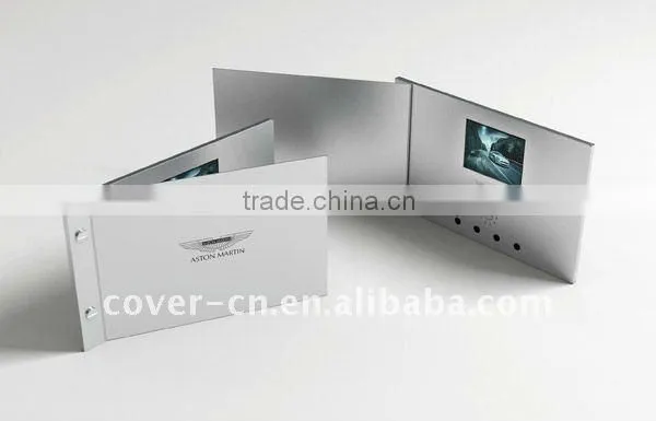 VIDEO booklet for promotion/Advertising gift,wedding invitation video card