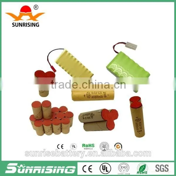 12V AA2000 Ni-mh rechargeable battery
