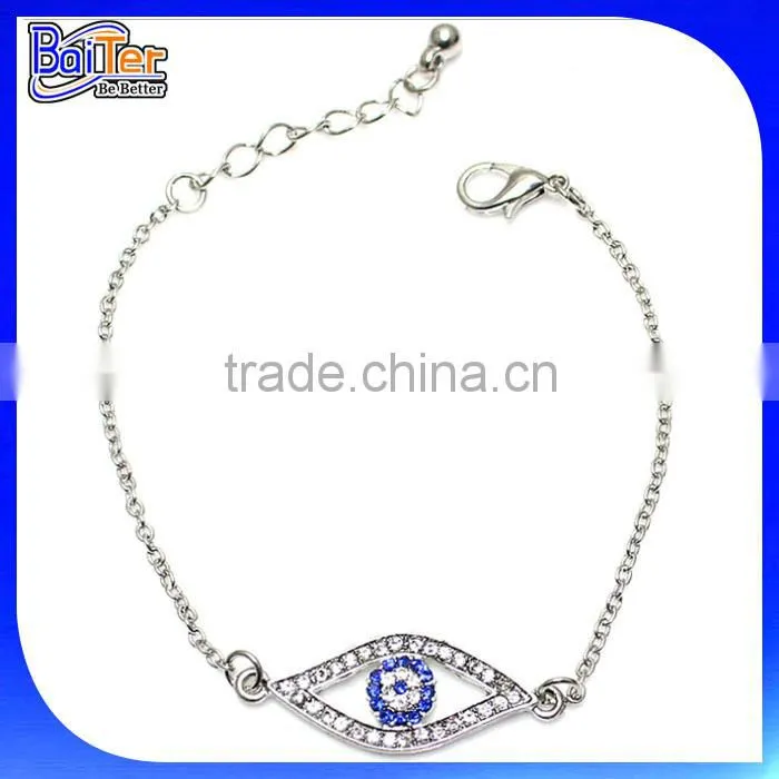 Fashion 925 Sterling Silver Diamond Heart Shaped Tennis Bracelet Heart Bracelet