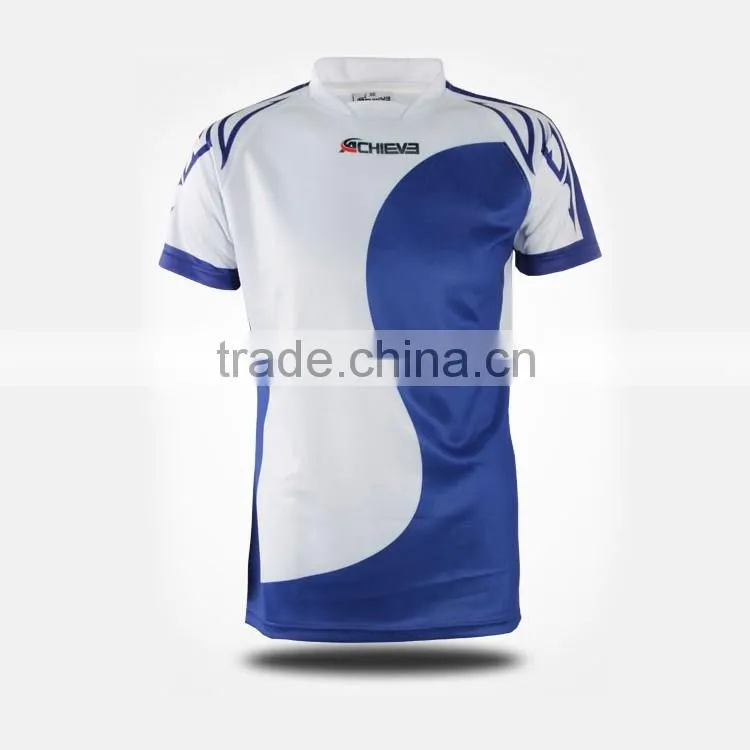 sublimated rugby jersey with simple design ,custom rugby jersey