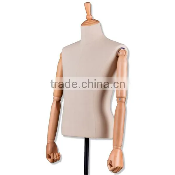 High quality half body male mannequin