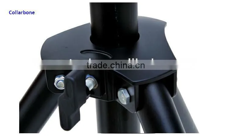 high quality 2m push light up display stand safety metal display stand