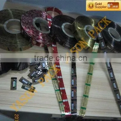 Shrink bottle label film on roll
