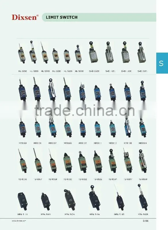 mini limit switches HL,XCK,WL,D4D,AZ,ME,TZ,MEA,LK3,LDE3,KH