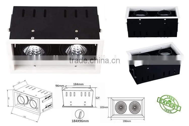 2x26w down light led double square