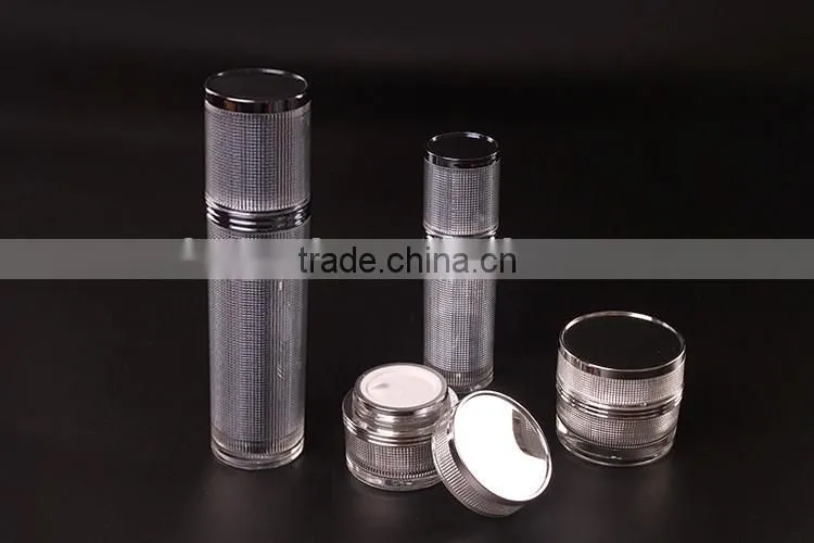 Best selling fancy clear Plastic acrylic bottle cosmetic