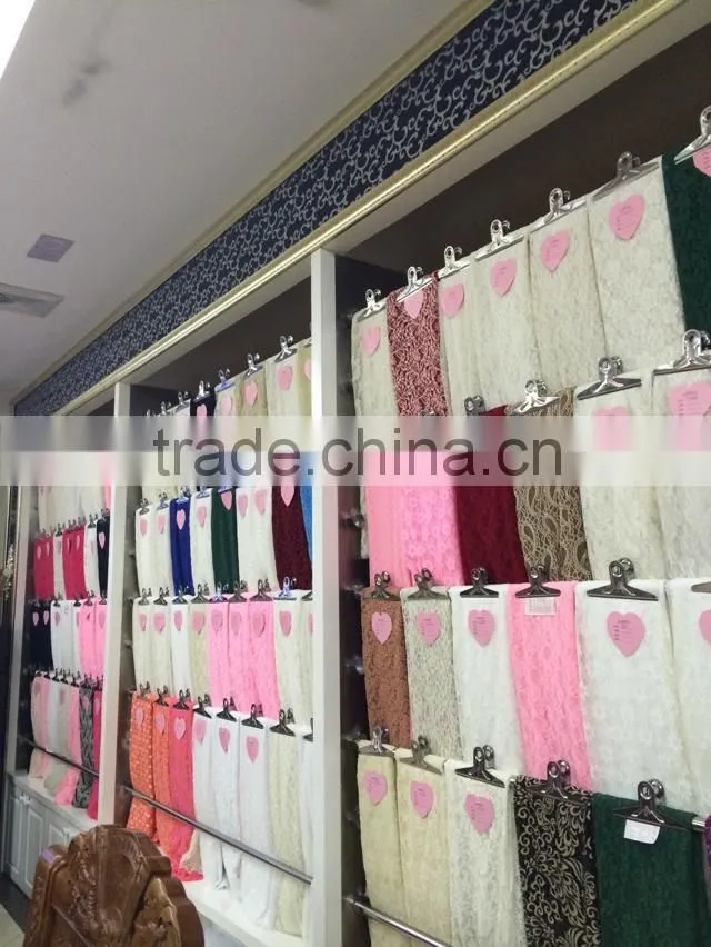 fashionable cotton lace fabric charming cotton lace for bedding