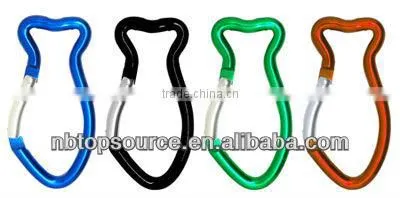 Aluminum Carabiner Clips With light and Bottle Opener