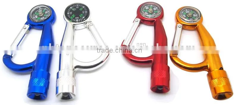 Mini Carabiner Clip Light w/Bottle Opener