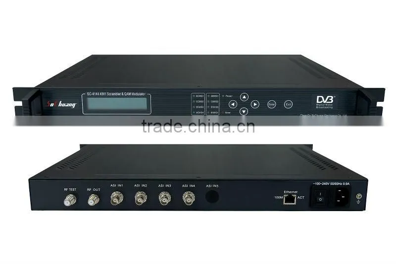 CATV QAM modulator with Scrambler RF Modulator