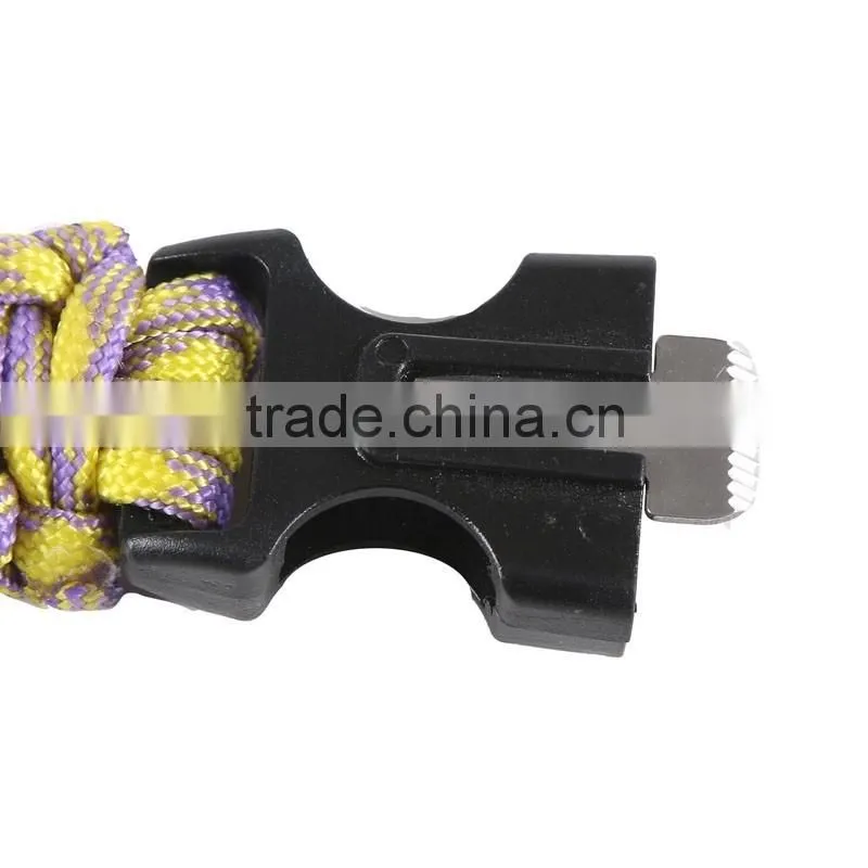 Make file with knife paracord bracelet for man