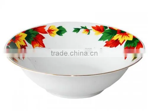 Super white rice bowl /cereal porcelain bowls 7" serving bowls