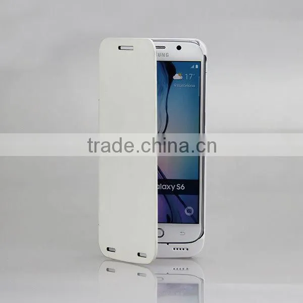 Rechargeable 4200mAh portable backup power bank battery charger case for smartphone s6