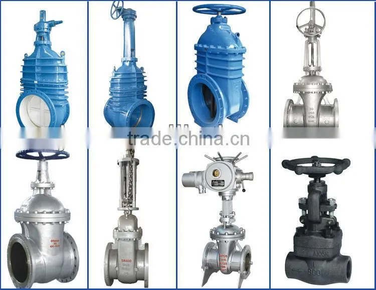 New Type Metal Seat Cast Non-risng Stem Motorized Gate Valve