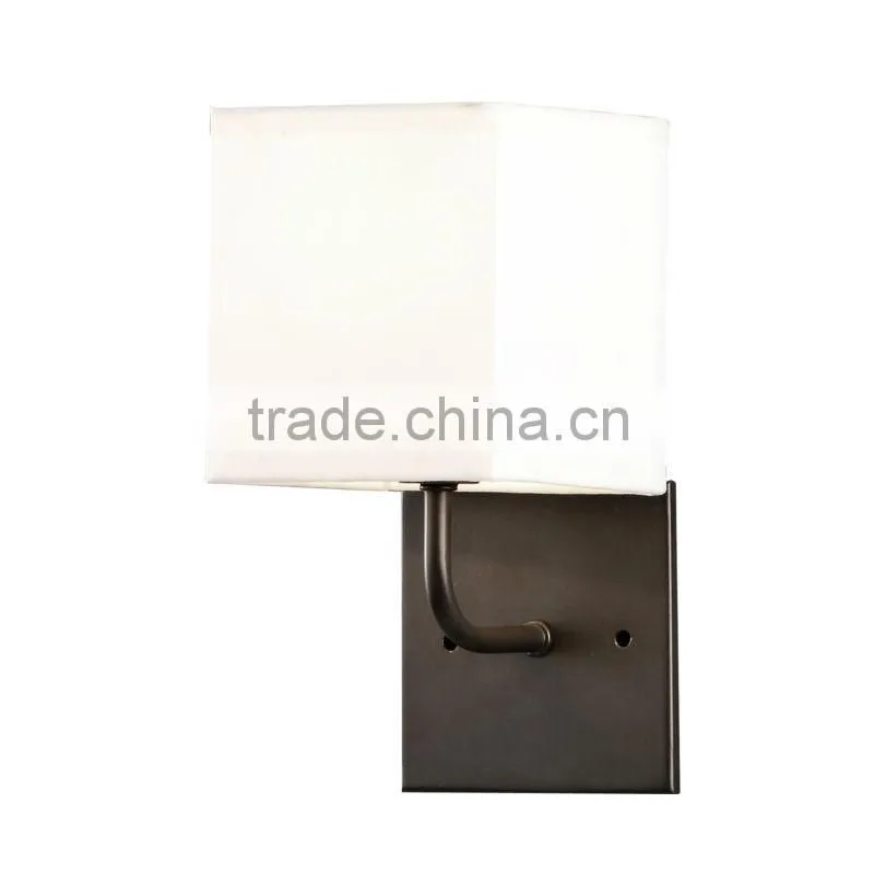 modern simple design black shade besides wall lighting