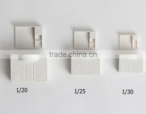 toilet bathroom building materails, model toilet furniture, architectural plastic model bathtub for scale 1/20