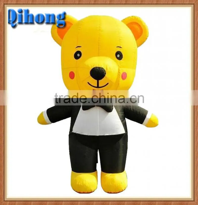 New design lovely big inflatable animal inflatable spongebob cartoon with high quality