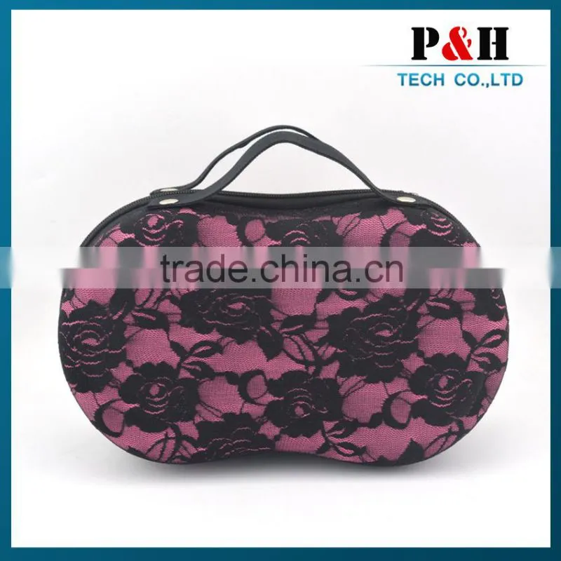 Hot selling fashion portable travel EVA bag bra case