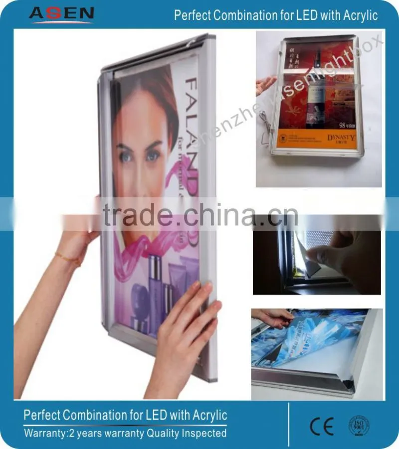 aluminum snap frame diy led light box