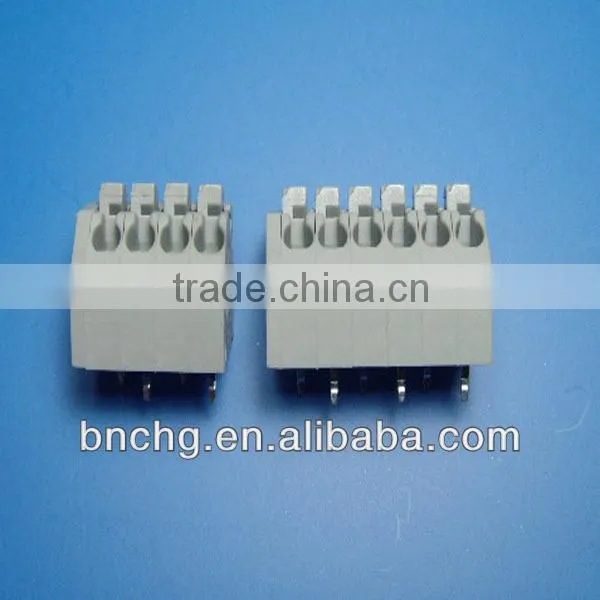 Wago 250 vde listed PCB ScrewlessTerminal Block for Printer/ punch-card machinery 3.5mm pitch with VDE/CE/CQC/S approval